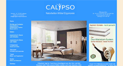 Desktop Screenshot of calypso-naturmoebel.de