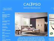 Tablet Screenshot of calypso-naturmoebel.de